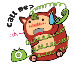 COCO - THE RED RACCOON sticker #15670521
