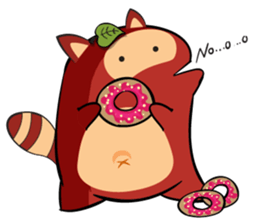 COCO - THE RED RACCOON sticker #15670523