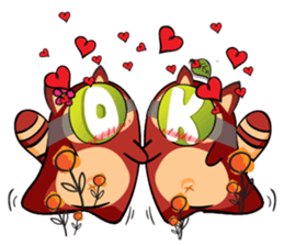 COCO - THE RED RACCOON sticker #15670524