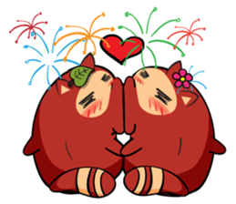 COCO - THE RED RACCOON sticker #15670529