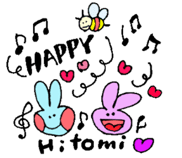 I am Hitomi ! Happy Stickers sticker #15671409