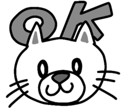 shiro -Japanese cat- sticker #15671411