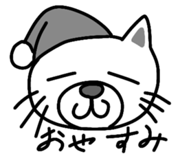 shiro -Japanese cat- sticker #15671416