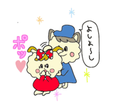 Mr.Mokomoko and Ms.Moko sticker #15671892