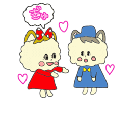 Mr.Mokomoko and Ms.Moko sticker #15671897