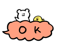 Sticker of bear!! sticker #15672754