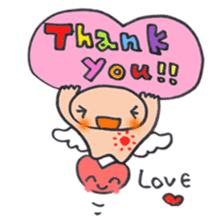 Happy angel bonze (^^)/ for work part1 sticker #15673581
