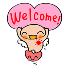 Happy angel bonze (^^)/ for work part1 sticker #15673605