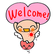 Happy angel bonze (^^)/ for work part1 sticker #15673605