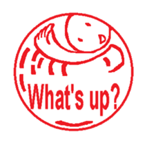 Let's meet up with Hanko-Stickers sticker #15673650