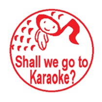 Let's meet up with Hanko-Stickers sticker #15673652