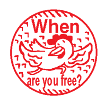 Let's meet up with Hanko-Stickers sticker #15673654