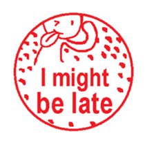 Let's meet up with Hanko-Stickers sticker #15673666
