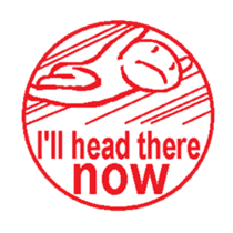 Let's meet up with Hanko-Stickers sticker #15673674