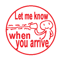 Let's meet up with Hanko-Stickers sticker #15673680
