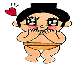 osumo-san 1 sticker #15673770