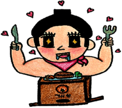 osumo-san 1 sticker #15673780