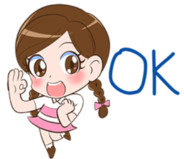 Badminton by Memee. sticker #15674423