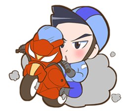 Badminton by Memee. sticker #15674486