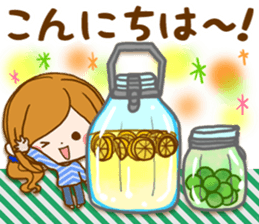 Leisurely a girlfriend North Europe sticker #15674726