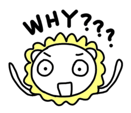 Little Moody Lion sticker #15674790