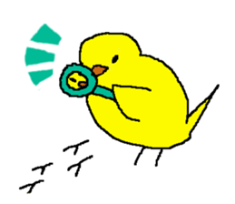 kotori (yellow bird) sticker #15675203
