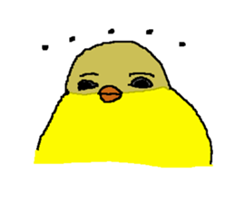 kotori (yellow bird) sticker #15675205