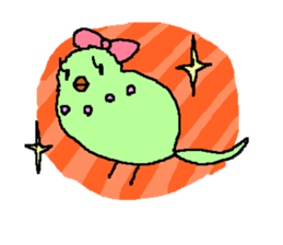 kotori (yellow bird) sticker #15675206