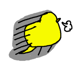 kotori (yellow bird) sticker #15675208