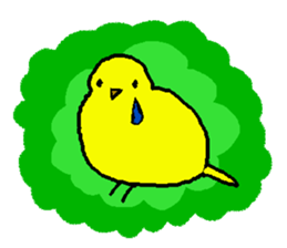 kotori (yellow bird) sticker #15675227