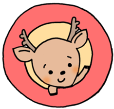 KANSAIBEN deer sticker sticker #15676708