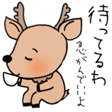 KANSAIBEN deer sticker sticker #15676710