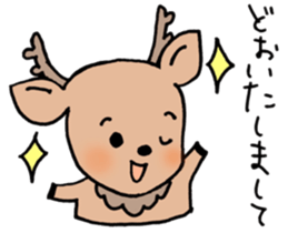 KANSAIBEN deer sticker sticker #15676722