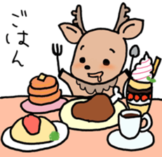 KANSAIBEN deer sticker sticker #15676724