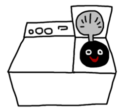 Two-tub type washing machine sticker #15677031