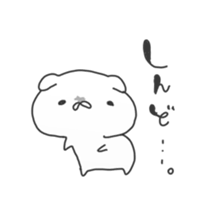 white funny cat sticker sticker #15677052