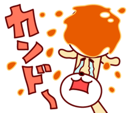mitarashi-dango dog 3 sticker #15677216