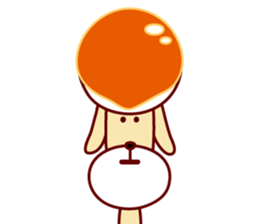 mitarashi-dango dog 3 sticker #15677220