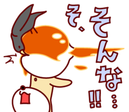 mitarashi-dango dog 3 sticker #15677237