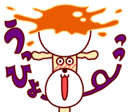 mitarashi-dango dog 3 sticker #15677239