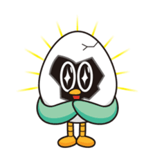 eggshell bird sticker #15677370