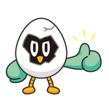 eggshell bird sticker #15677371