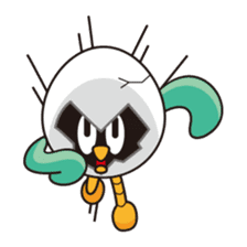 eggshell bird sticker #15677384