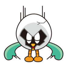 eggshell bird sticker #15677392