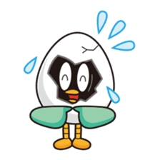 eggshell bird sticker #15677394