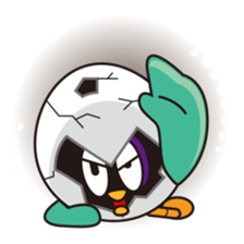 eggshell bird sticker #15677395