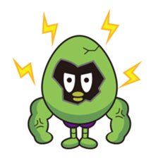 eggshell bird sticker #15677398