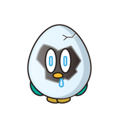 eggshell bird sticker #15677406