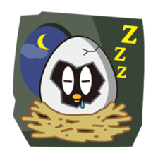 eggshell bird sticker #15677409