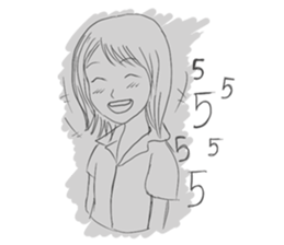 Pencil 2B sticker #15677434